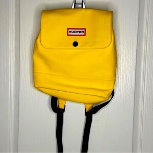 Hunter leather backpack.